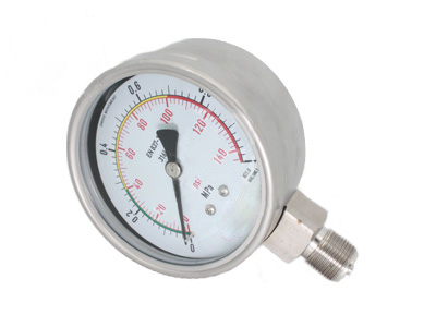 YTF系列不銹鋼壓力表